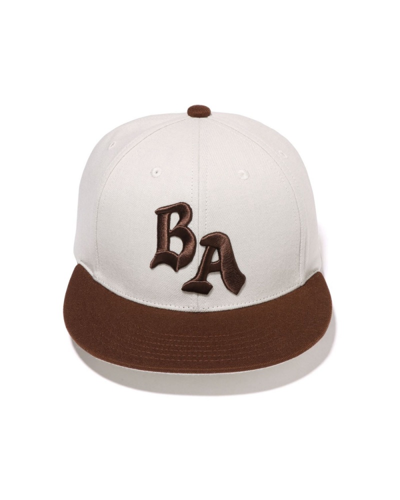 Chapeaux Bape BA Panel Blanche Femme | ROI-28487358